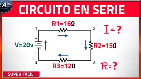 la corriente en un circuito en serie