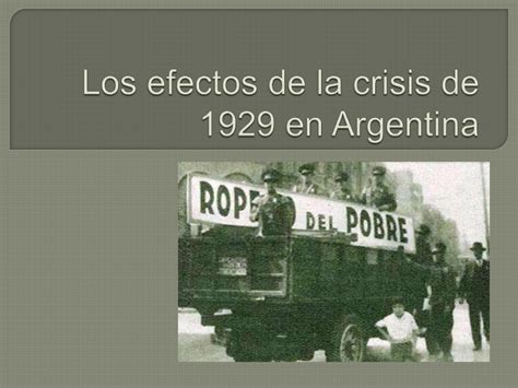 la crisis de 1929 en argentina