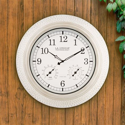 La Crosse Wall Clock Temperature Humidity