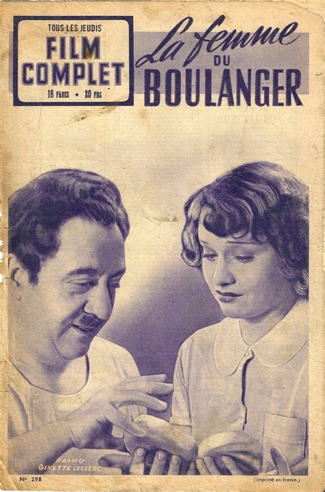 la femme du boulanger 1938