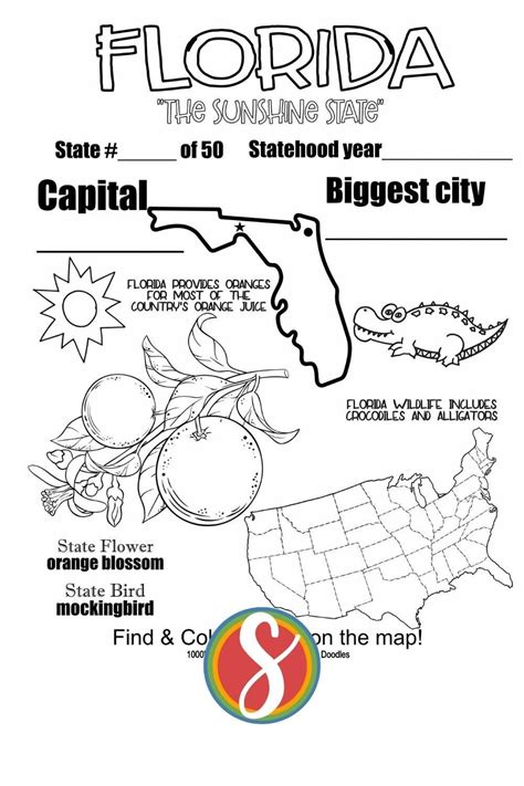 La Florida Printable Color