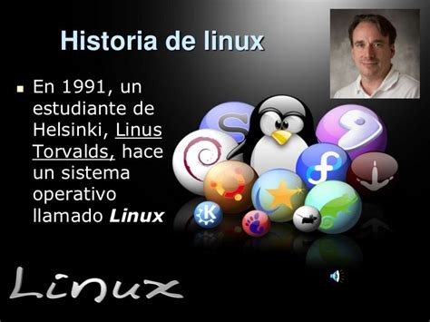 la historia de linux