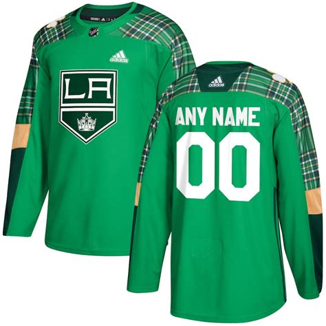 la kings jersey green