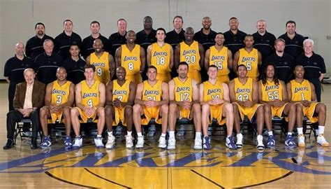 la lakers roster 2004