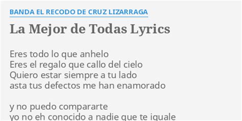 la mejor de todas letra banda el recodo 2012 YouTube