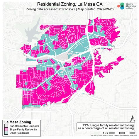 La Mesa Ca Zoning Map