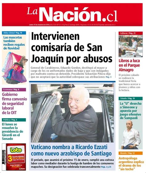 la nacion newspaper chile