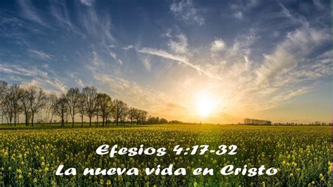 la nueva vida en cristo efesios 4 17-32