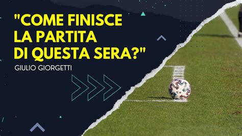 la partita di questa sera