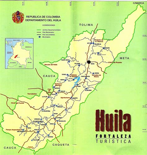 la plata huila mapa