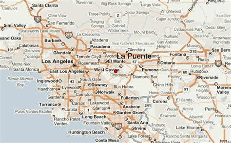 La Puente Ca Map
