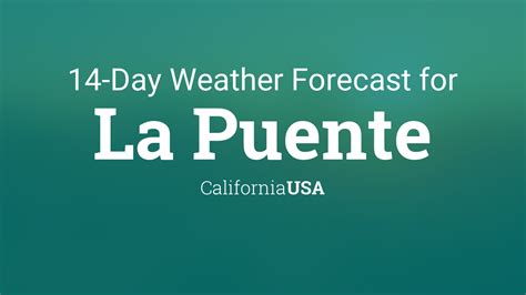 la puente hourly weather