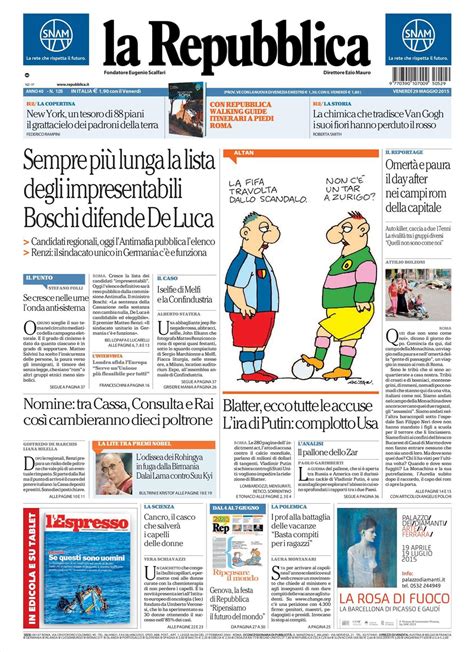 la repubblica giornale italiano