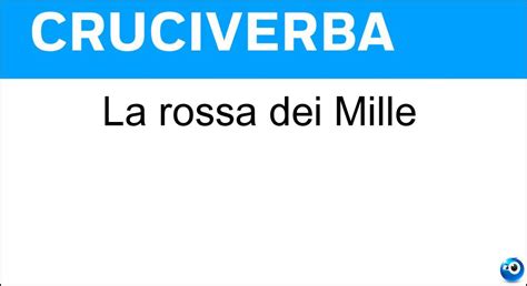 Reviews La Rossa Dei Mille New