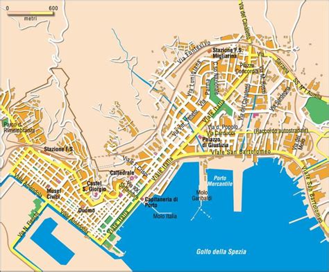 La Spezia hotel map