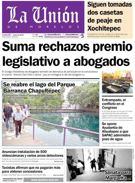 la union de morelos periodico