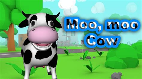 Rhyme Moo Moo Brown Cow Pratibha International schoolCBSE YouTube
