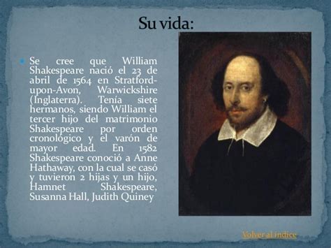 la vida de william shakespeare