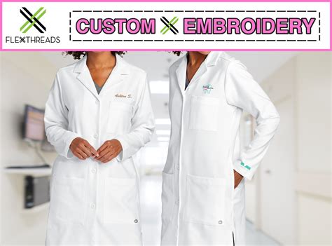 Lab Coat Embroidery