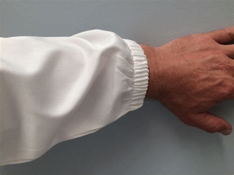 Lab Coat With Elastic Cuff