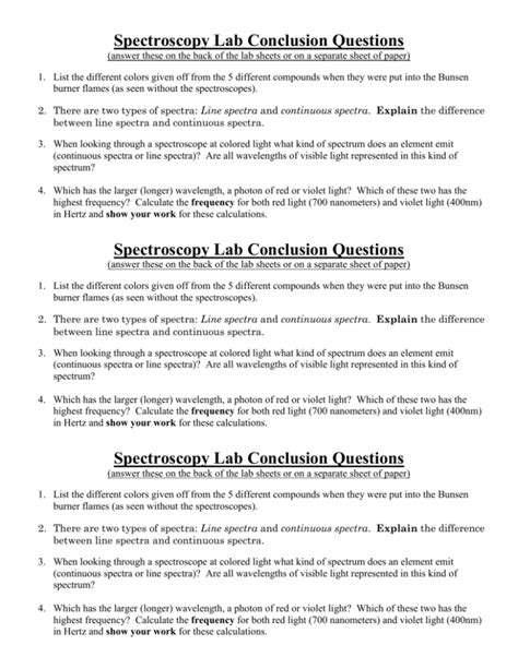 Lab Conclusion Questions