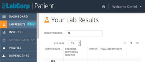 lab corp provider login