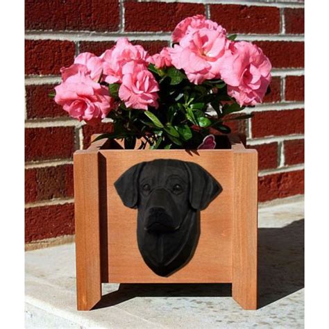 Lab Dog Planter