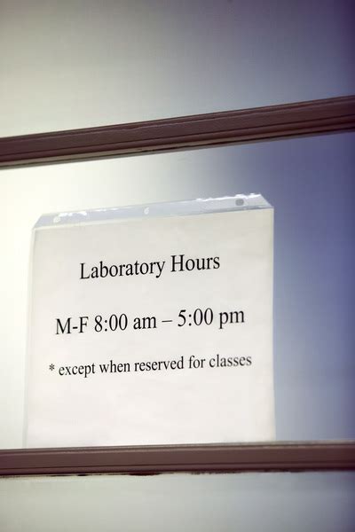 lab hours exceptions