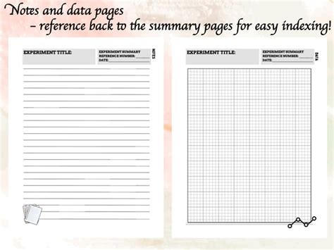 lab notebook format pdf