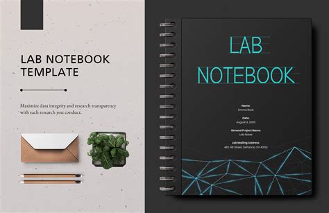 Lab Notebook Template Word
