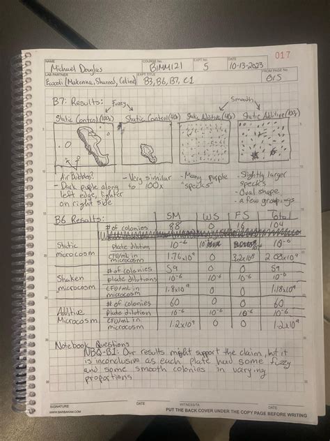 Lab Notebook Ucsd