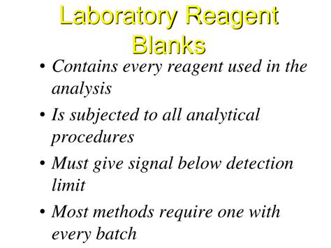 Lab Reagent Blank