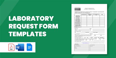 Lab Request Form Template