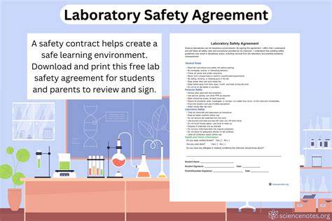 Lab Safety Contract High School Pdf