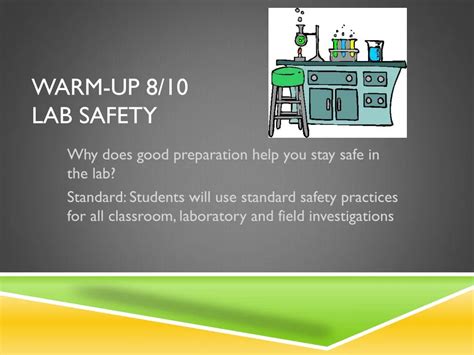 Lab Safety Warm Up