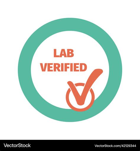 Lab Verified Label