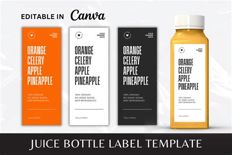 Label Maker For Juice Bottles