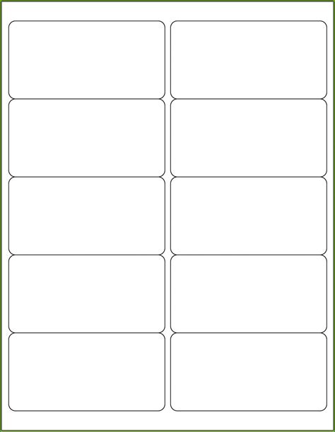 Label Sheet Template Word