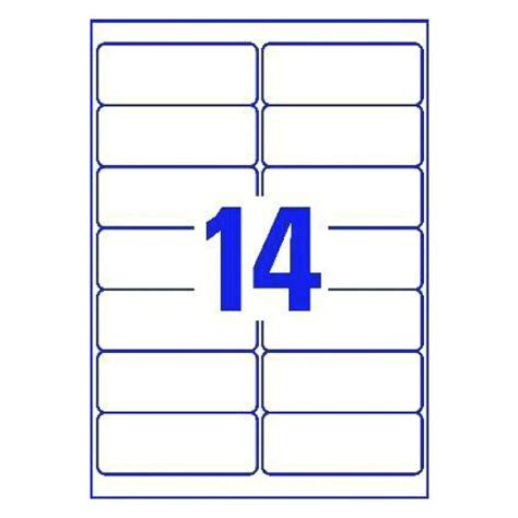 Label Template J8163