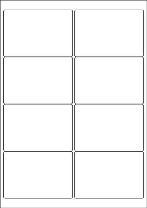 Label Template Word 8 Per Sheet