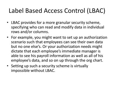 Label-Based Access Control