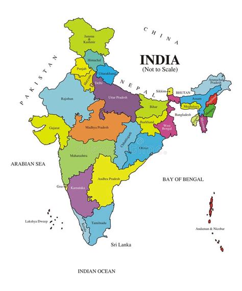 India Map Guide of the World
