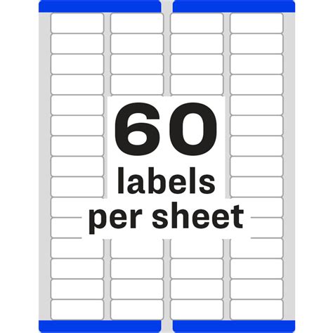 labels 1/2 x 1 3/4