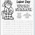 labor day word search printable