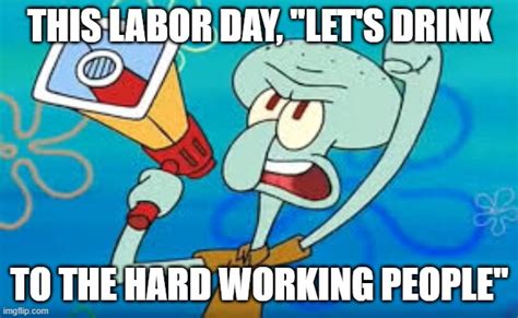 labor day drinking meme