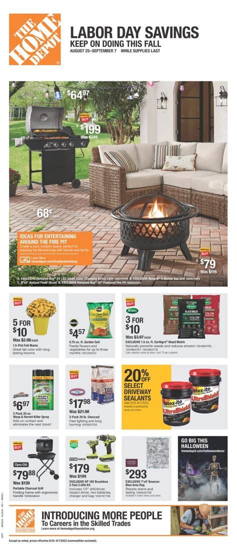 labor day sales 2023 home depot