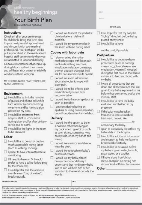 Labor Guide For Moms Printable
