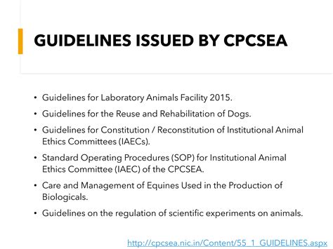Laboratory Animal Guidelines