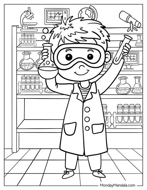 Laboratory Coloring Sheets
