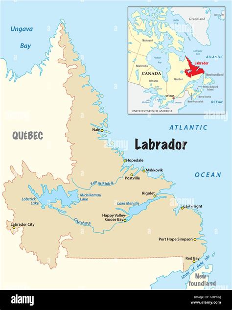 Labrador On Map